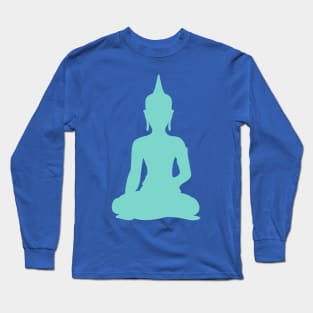 Pastel Mint Buddha Long Sleeve T-Shirt